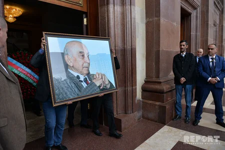 Lütfi Zadə ilə vida mərasimi başa çatıb - YENİLƏNİB-3