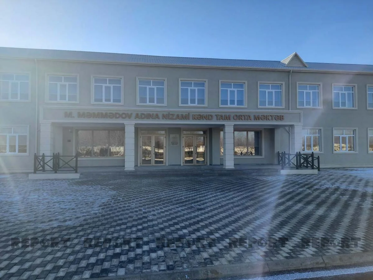 Sabirabadda orta məktəbin əsaslı təmirdən sonra açılışı olub