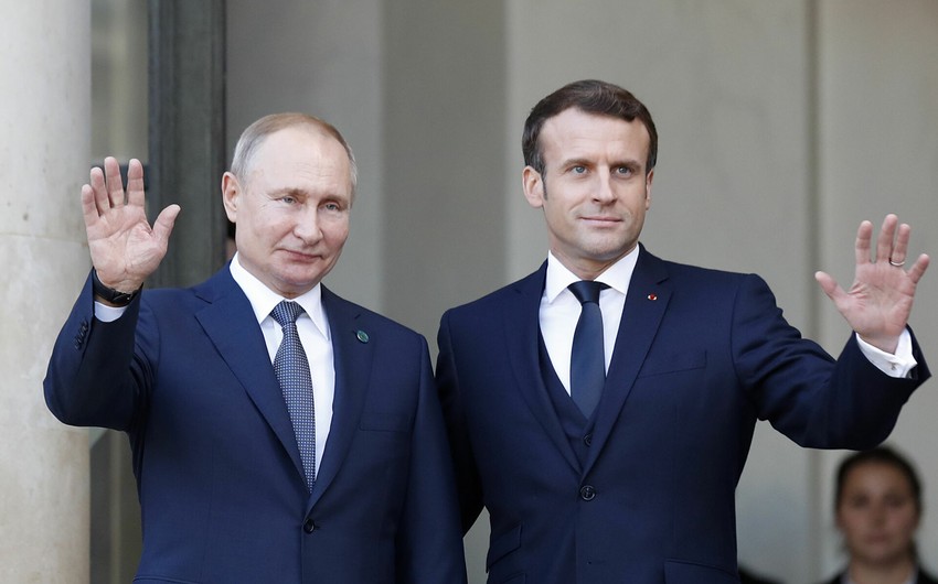 Макрон и Путин обсудили ситуацию вокруг Украины