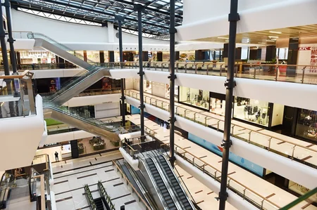 President Ilham Aliyev views Ganja Mall