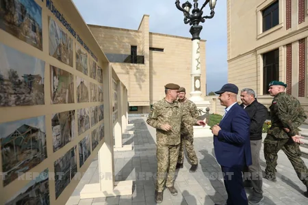 Представители дипкорпуса проинформированы о разрушениях в Тертере в ходе войны
