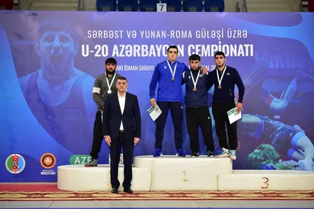Определились очередные призеры чемпионата Азербайджана по борьбе