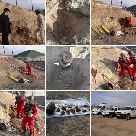 Tovuzda top mərmisi aşkarlanıb