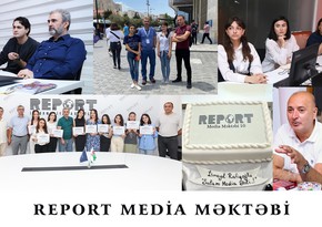 7 yaşını qeyd edən Report Media Məktəbi: burada təlim prosesi heç də asan olmayıb