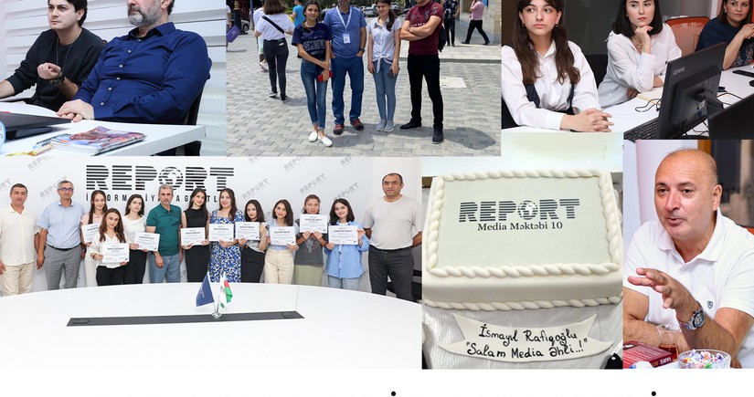 7 yaşını qeyd edən Report Media Məktəbi: burada təlim prosesi heç də asan olmayıb
