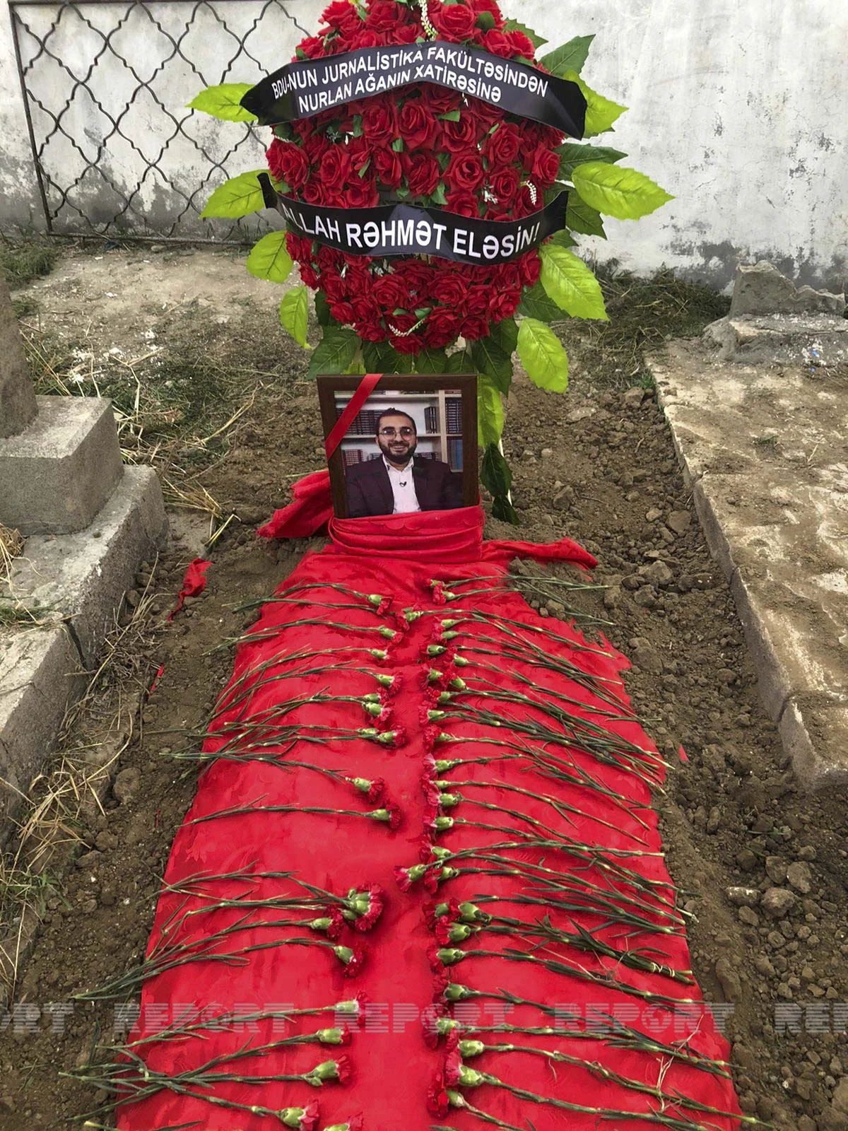 Koronavirusdan vəfat edən jurnalist dəfn olunub