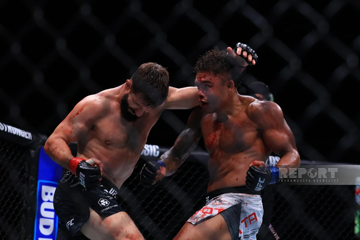 “UFC Fight Night”: Nazim Sadıxov Bakıda braziliyalı rəqibini vaxtından əvvəl məğlub edib