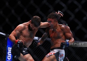 “UFC Fight Night”: Nazim Sadıxov Bakıda braziliyalı rəqibini vaxtından əvvəl məğlub edib