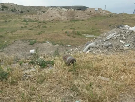 ​Göygöl rayonunda top mərmisi aşkar edilib - FOTO