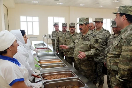 Azerbaijan built huge military camp on frontline - PHOTOS