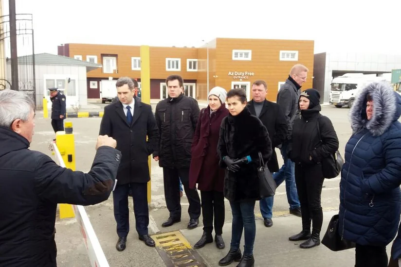Ukrayna və Belarus gömrükçüləri Azərbaycanın cənub sərhədinə səfər ediblər
