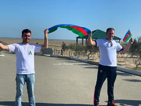 Abşeron Milli Parkında marafon keçirilib - FOTO