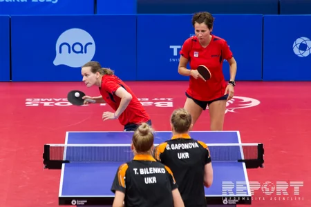 Qadınlar arasında stolüstü tennisin bürünc medalçısı məlum olub - FOTOREPORTAJ