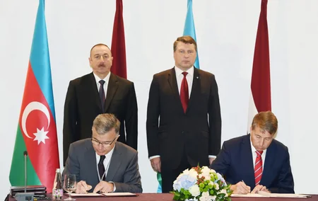 Azerbaijan and Latvia sign documents