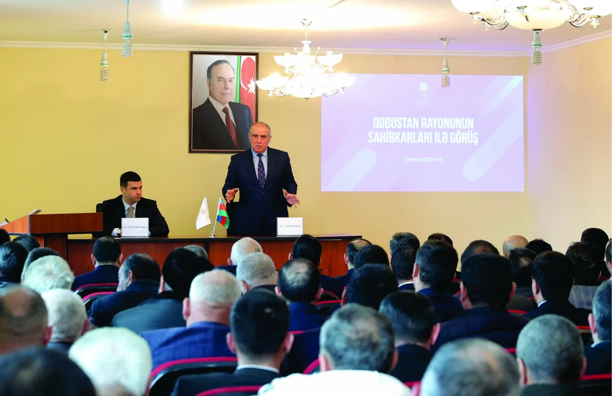 KOBİA Qobustanda sahibkarlarla görüş keçirib