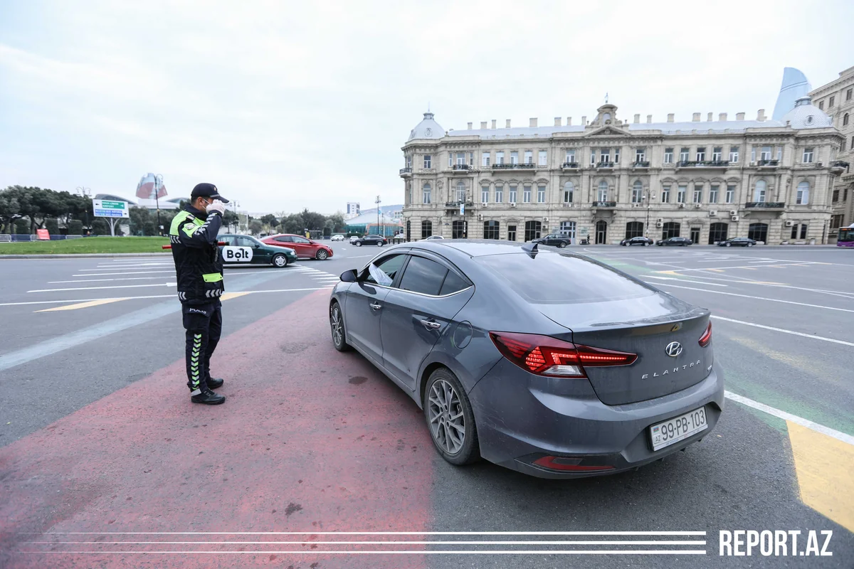 Yol polisi: Bu həftə daha çox nəqliyyat vasitələrinə icazə verilib