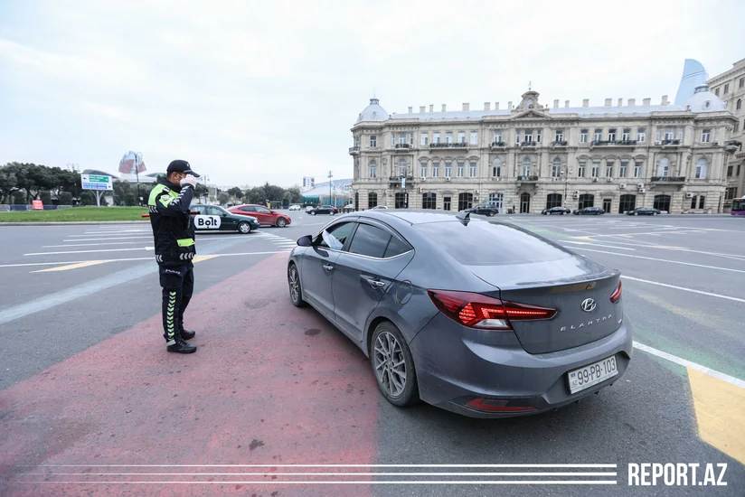 Yol polisi: Bu həftə daha çox nəqliyyat vasitələrinə icazə verilib