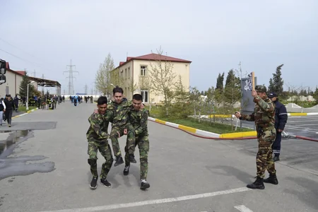 “Gənc xilasedici və yanğınsöndürən” yarışlarının zona birinciliyi keçirilib