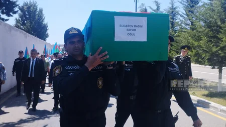 Göyçayda Birinci Qarabağ müharibəsinin şəhidi Rasim Eldarov dəfn edilib - YENİLƏNİB 