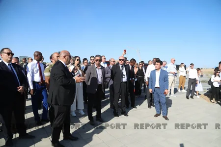 Foreign diplomats, military attaches see destruction in Azerbaijan's Fuzuli