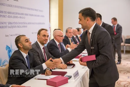 EBRD və LUKoil Bakıda kredit müqaviləsi imzalayıb - FOTO