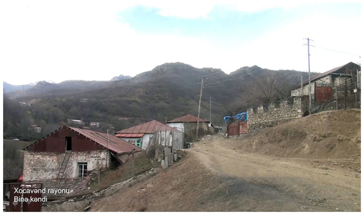 Xocavəndin Binə kəndinin görüntüləri