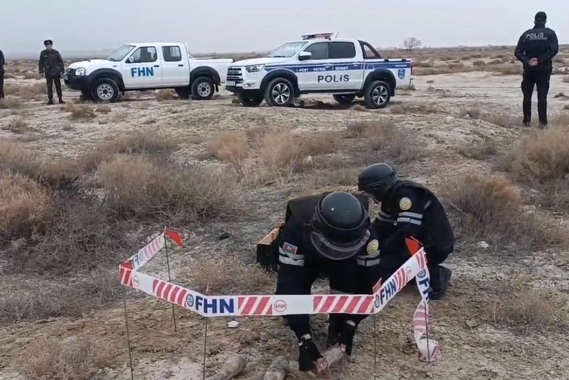 Naxçıvanda hərbi sursat aşkar edilib