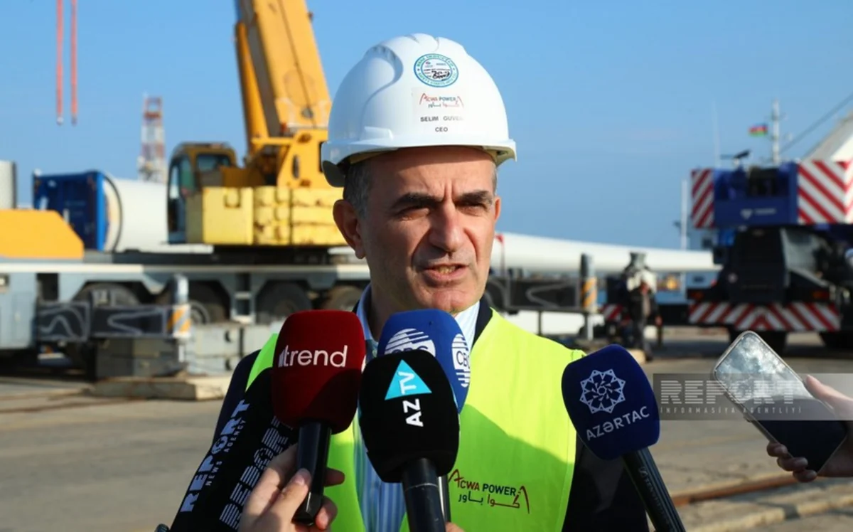 Менеджер: ACWA Power к декабрю 2025 года полностью введет в строй в Азербайджане ВЭС мощностью 240 МВ