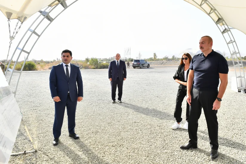 President, First Lady attend groundbreaking ceremony for City Hotel Agdam
