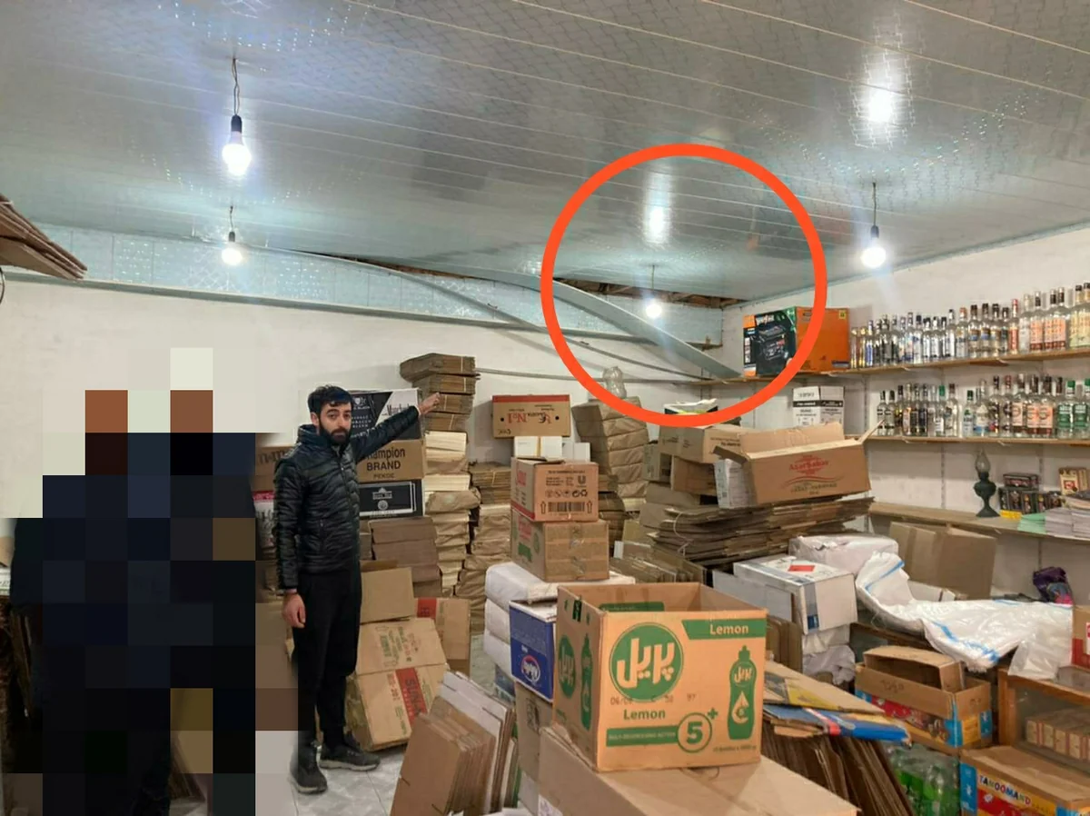 Mağazanın damını sökərək oğurluq edən şəxs tutulub