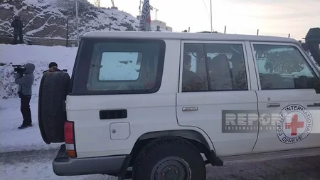 ICRC vehicles pass freely through Khankandi-Lachin road - UPDATED