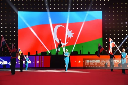 Bakıda bədii gimnastika üzrə Avropa çempionatının təntənəli açılış mərasimi olub
