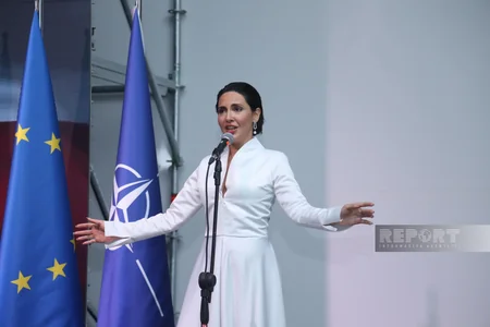 Bakıda Latviya Respublikasının elan olunmasının 105 illiyi qeyd edilib