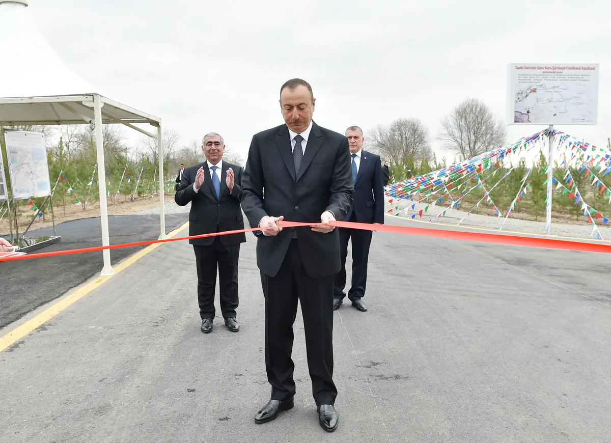 Saatli-Sarijalar-Gara Nuru-Shirinbayli-Fatalikand-Azadkand highway inaugurated
