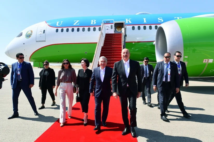 Azərbaycanda dövlət səfərində olan Özbəkistan Prezidenti Füzuli rayonuna gedib