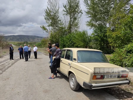 Şəkidə çay daşması nəticəsində Qudula kəndi ilə əlaqə kəsilib