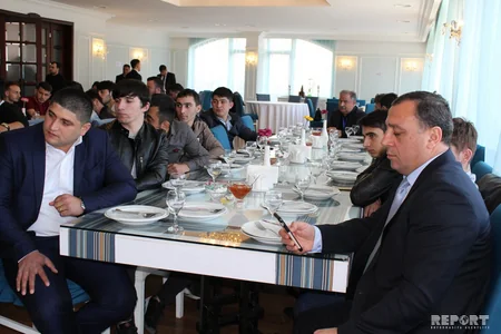 Chairman of the State Committee on Work with Diaspora meets with young Meskhetian Turks in Georgia