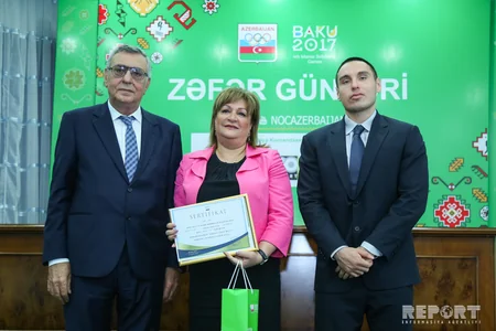 Report News Agency gets award for Baku 2017 Islamic Games