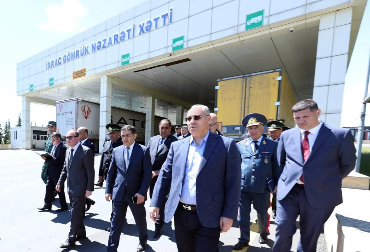 DGK sədri “Mazımqara” gömrük postunda mövcud vəziyyətlə tanış olub