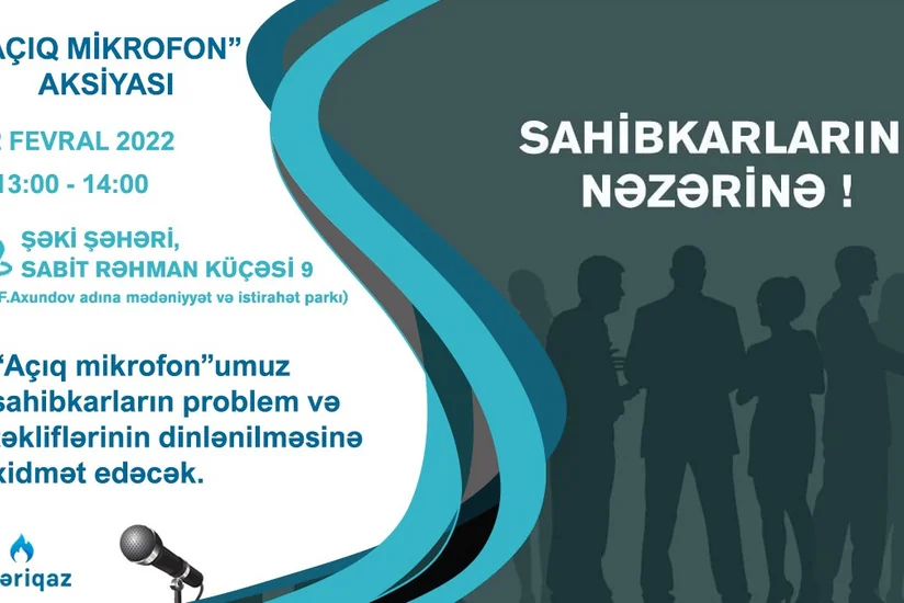 “Azəriqaz” Şəkidə sahibkarlarla görüş keçirəcək