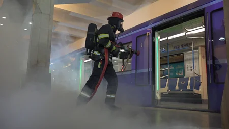 Bakı metrosunda şərti tüstülənmə olub