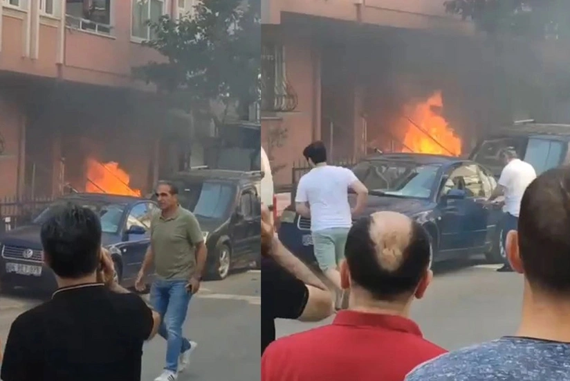 İstanbulda binada partlayış olub, yaralılar var