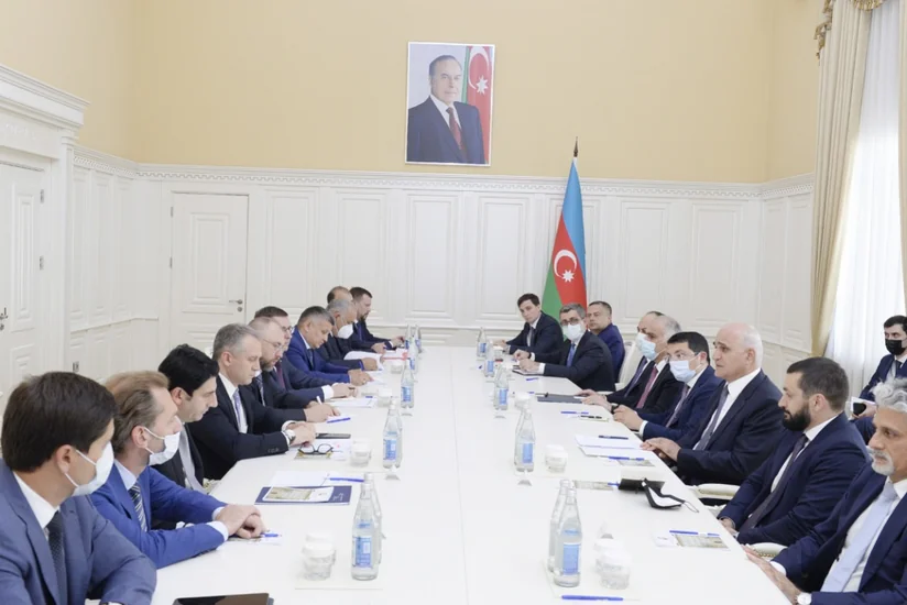 Şahin Mustafayev Rusiyanın iqtisadi inkişaf nazirinin müavini ilə görüşüb