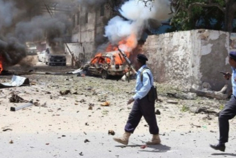 Somalinin paytaxtında hoteldə partlayış baş verib