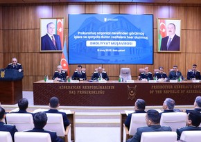Baş prokuror: Dövlət təhlükəsizliyinə qəsd edən cinayətlərə qarşı koordinasiyalı fəaliyyət davam etdirilməlidir 