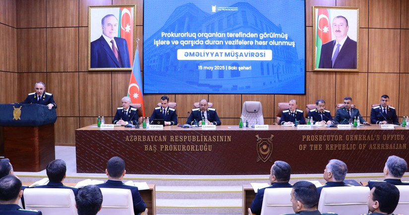 Baş prokuror: Dövlət təhlükəsizliyinə qəsd edən cinayətlərə qarşı koordinasiyalı fəaliyyət davam etdirilməlidir 