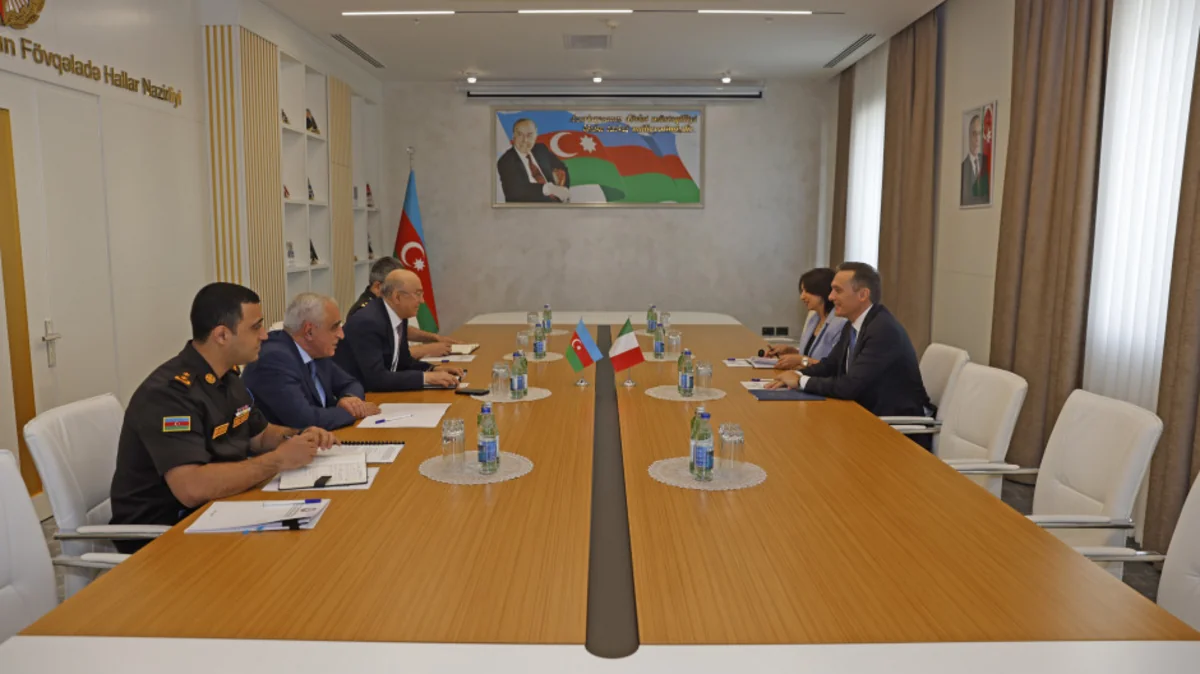 Azerbaijan and Italy discuss cooperation on emergencies