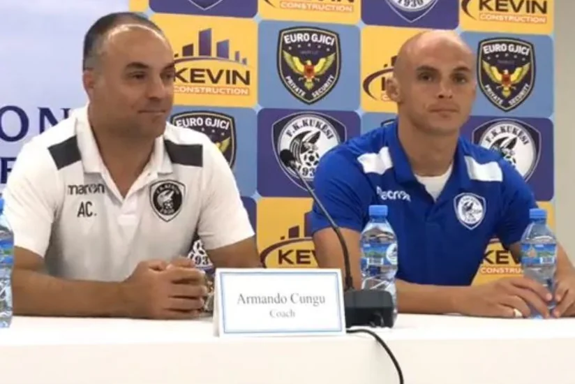 Kukesinin baş məşqçisi və kapitanı Qarabağla oyun barədə danışıb