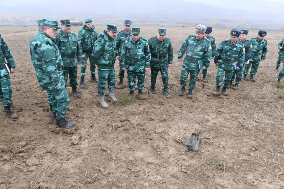 Armed persons violating Azerbaijani border open fire on border guards, SBS head arrives at scene