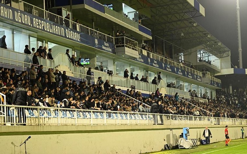 Azərbaycan Kubokunun yarımfinal oyununda azarkeş rekordu qeydə alınıb